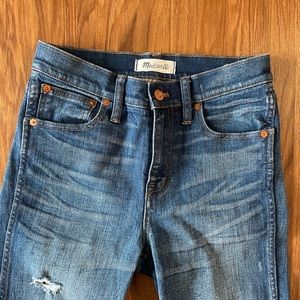 Madewell high riser skinny skinny jeans